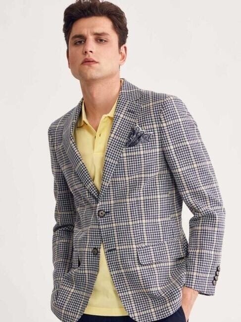 Bisse Erkek Regular Fit 6 Drop Blazer Ceket LACİ. 1 Bisse Erkek Regular Fit 6 Drop Blazer Ceket LACİ. 1