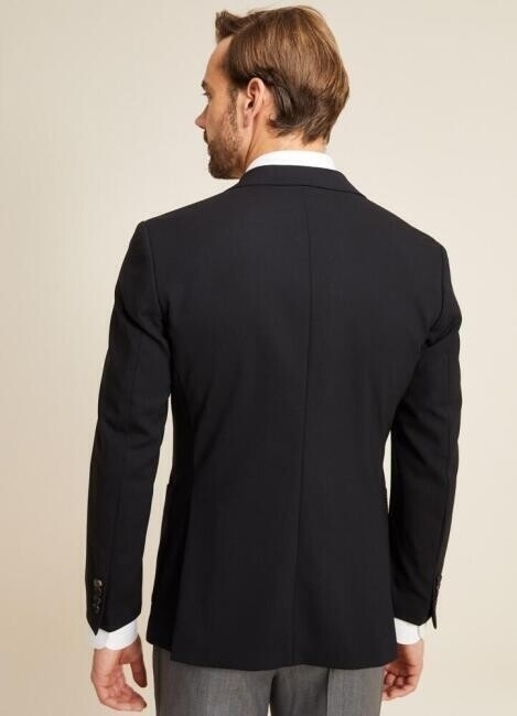 Bisse Erkek Regular Fit 6 Drop Blazer Ceket SIYAH. 2 Bisse Erkek Regular Fit 6 Drop Blazer Ceket SIYAH. 2