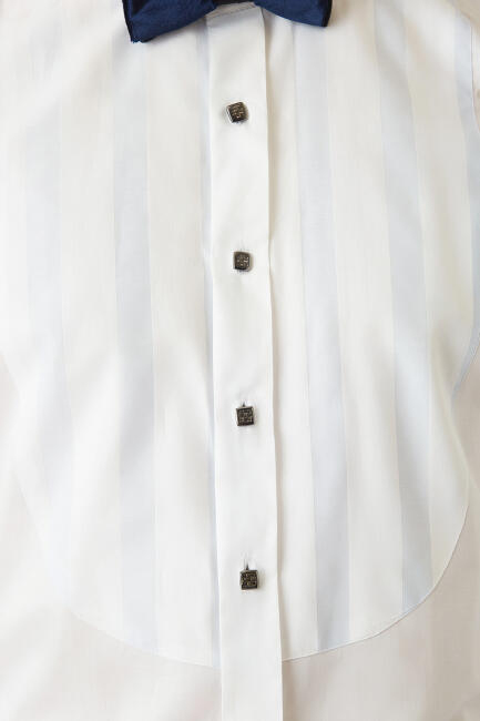 Bisse Men’s Regular Fit Wing Collar Shirt WHITE. 3