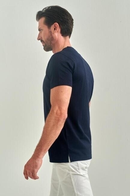 Bisse Erkek Regular Fit Basic T-Shirt LACİ. 3