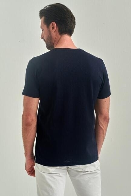 Erkek Regular Fit Basic T-Shirt LACİ - 2