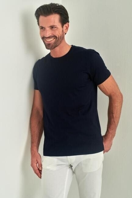 Bisse Erkek Regular Fit Basic T-Shirt LACİ. 5 Bisse Erkek Regular Fit Basic T-Shirt LACİ. 5