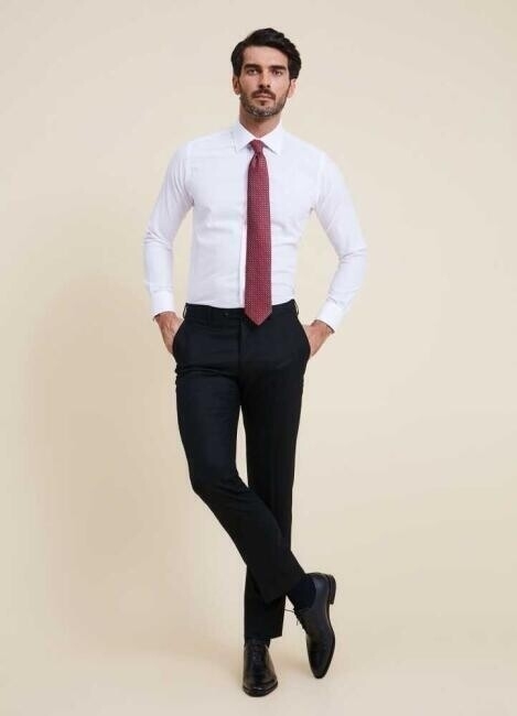 Bisse Erkek Regular Fit Düz Klasik Pantolon SIYAH. 5 Bisse Erkek Regular Fit Düz Klasik Pantolon SIYAH. 5