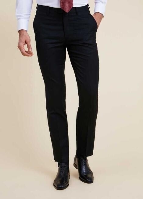 Bisse Erkek Regular Fit Düz Klasik Pantolon SIYAH. 1 Bisse Erkek Regular Fit Düz Klasik Pantolon SIYAH. 1