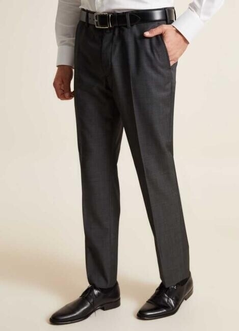 Erkek Regular Fit Klasik Pantolon Füme - 4