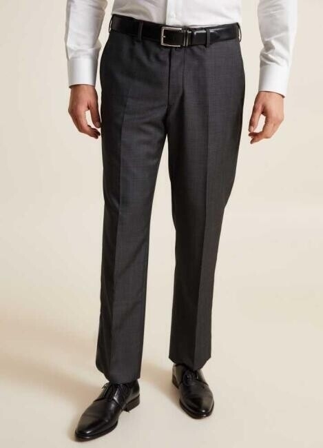 Erkek Regular Fit Klasik Pantolon Füme - 5