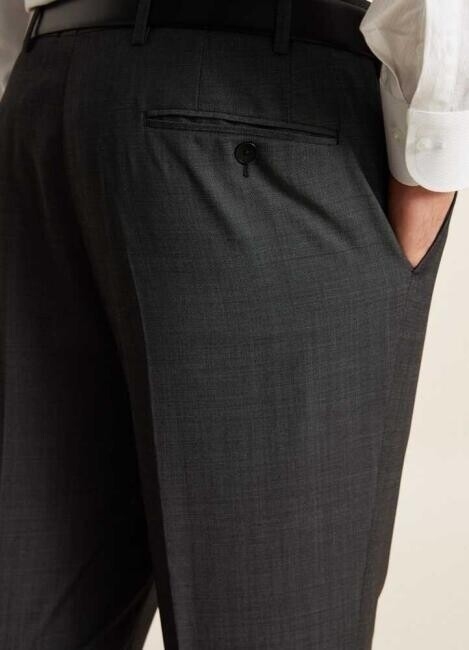 Erkek Regular Fit Klasik Pantolon Füme - 3