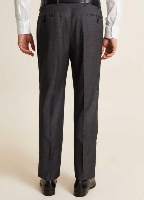 Erkek Regular Fit Klasik Pantolon Füme - 2