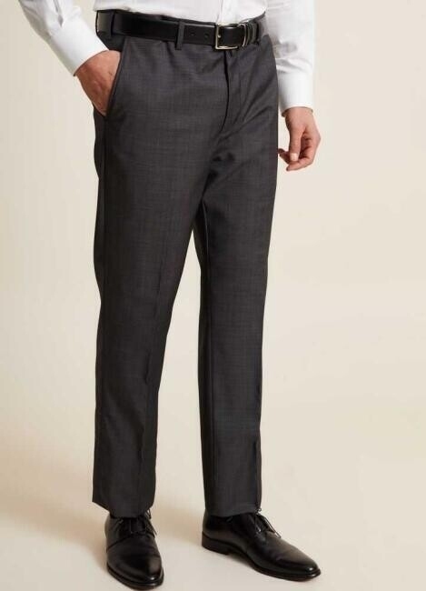 Erkek Regular Fit Klasik Pantolon Füme - 1