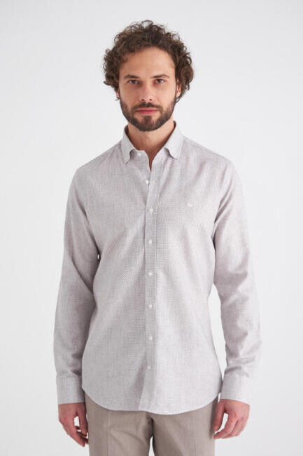 Bisse Men’s Regular Fit Long Sleeve Sport Shirt GREY. 1 Bisse Men’s Regular Fit Long Sleeve Sport Shirt GREY. 1