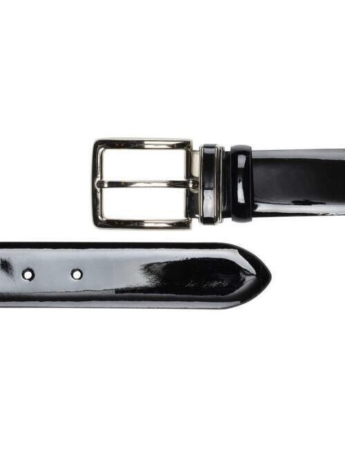 Bisse Men’s Patent Leather Belt BLACK. 1