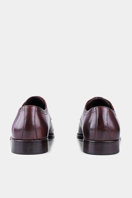 Erkek Rugan Klasik Kahve Ayakkabı - 3