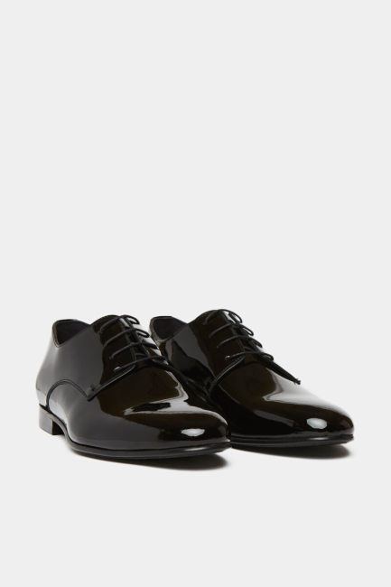Patent Leather Black Men's Shoes