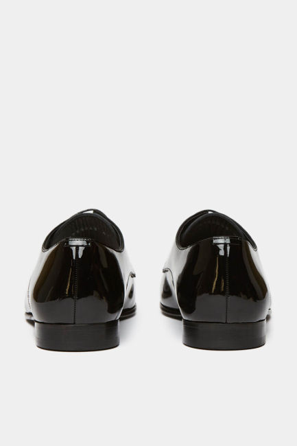 Erkek Rugan Klasik Siyah Ayakkabı - 3