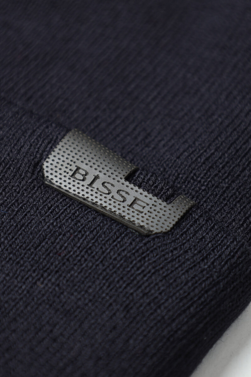 Erkek Siyah Akrilik Kaşkol Bere Seti - 6