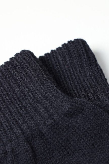 Erkek Siyah Akrilik Kaşkol Bere Seti - 7