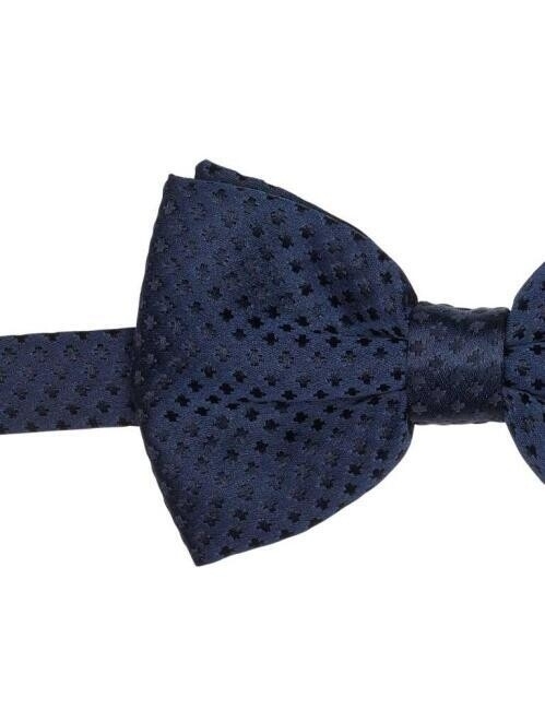 Bisse Men’s Black Patterned Bow-Tie NAVY BLUE. 2