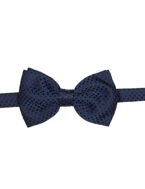 Bisse Men’s Black Patterned Bow-Tie NAVY BLUE. 1