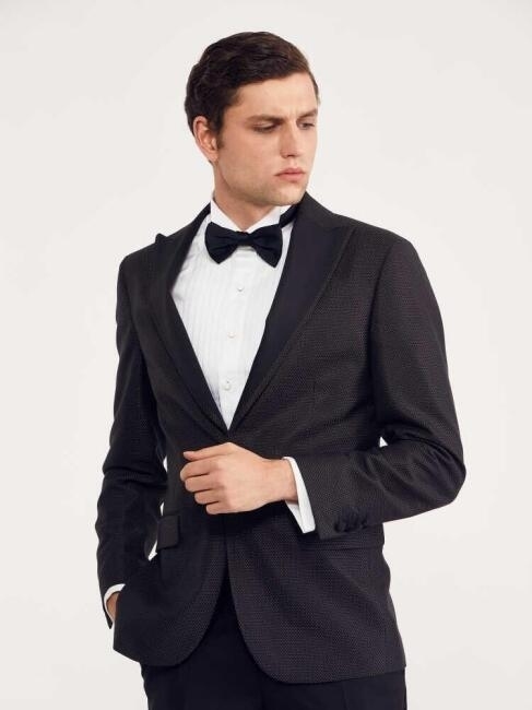 Erkek Siyah Smokin Takım - 1