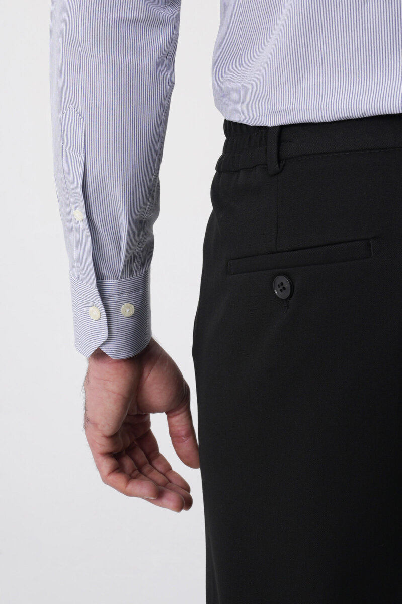 Erkek Siyah Spor Jagger Pantolon  - 6