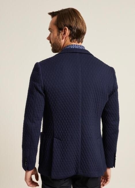 Bisse Men’s Slim Fit 6 Drop Blazer BCK20K20503 NAVY BLUE. 2 Bisse Men’s Slim Fit 6 Drop Blazer BCK20K20503 NAVY BLUE. 2
