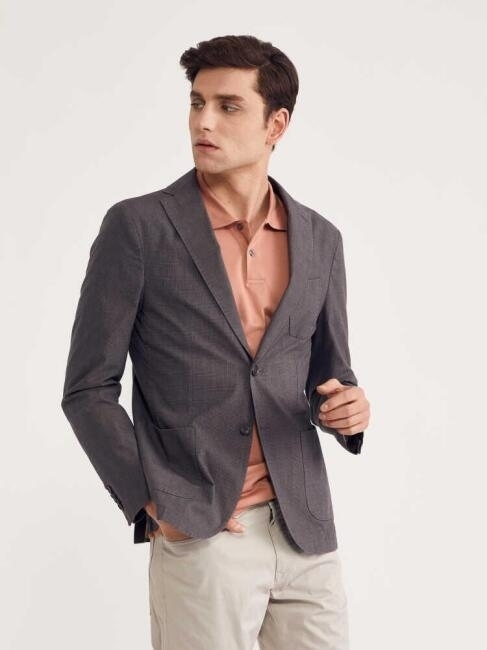 Bisse Erkek Slim Fit Ceket VİZON. 1 Bisse Erkek Slim Fit Ceket VİZON. 1