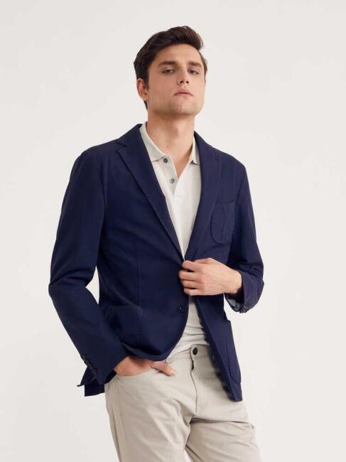 Bisse Erkek Slim Fit Ceket LACİ. 1 Bisse Erkek Slim Fit Ceket LACİ. 1
