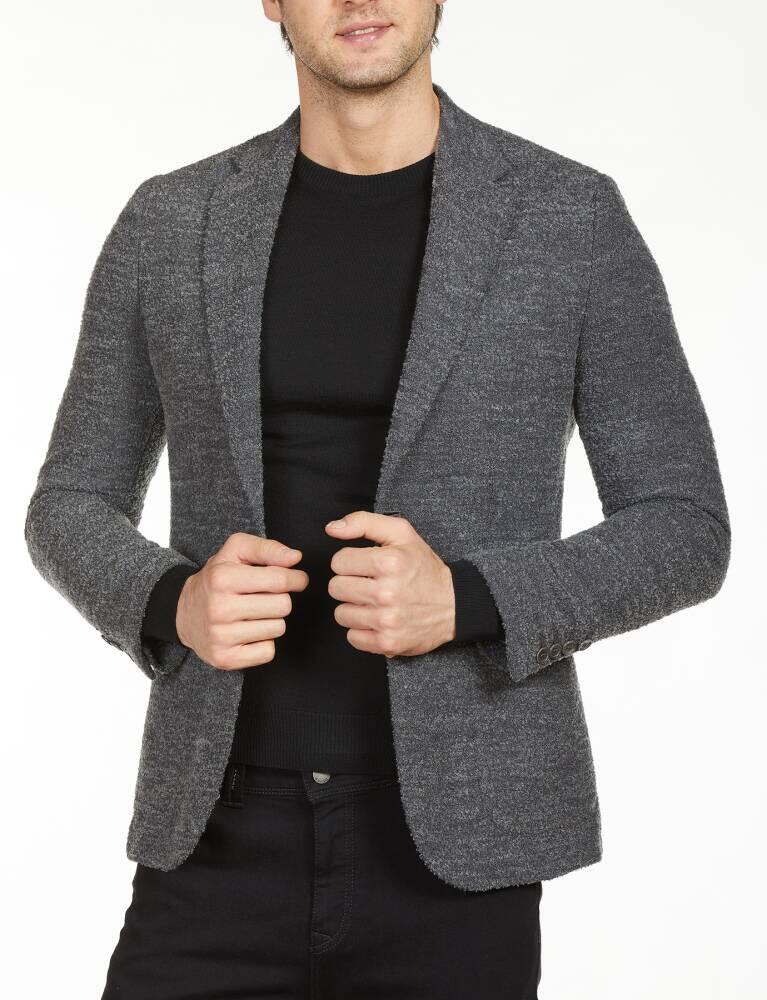 Bisse Erkek Slim Fit Ceket GRİ. 1 Bisse Erkek Slim Fit Ceket GRİ. 1
