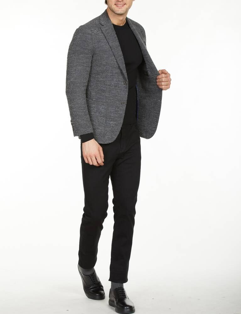 Bisse Erkek Slim Fit Ceket GRİ. 4 Bisse Erkek Slim Fit Ceket GRİ. 4
