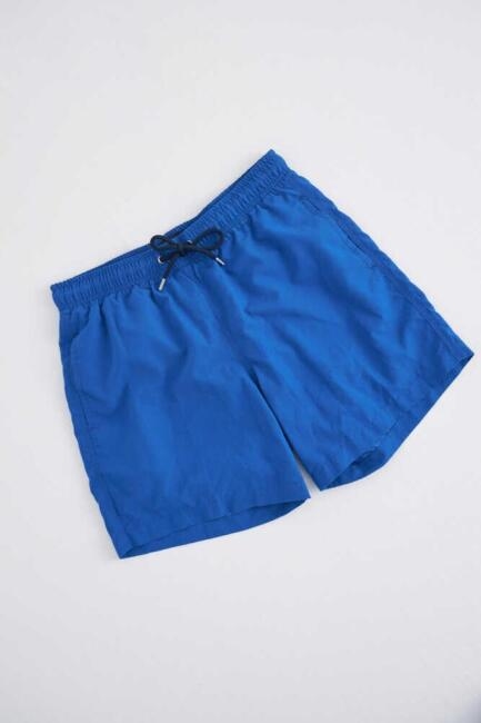Erkek Slim Fit Deniz Şortu Sax - 4
