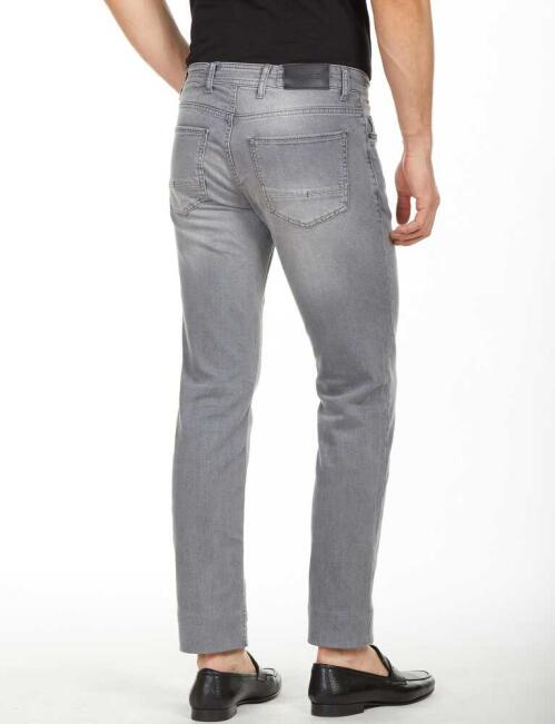 Bisse Erkek Slim Fit Jean Pantolon GRİ. 2