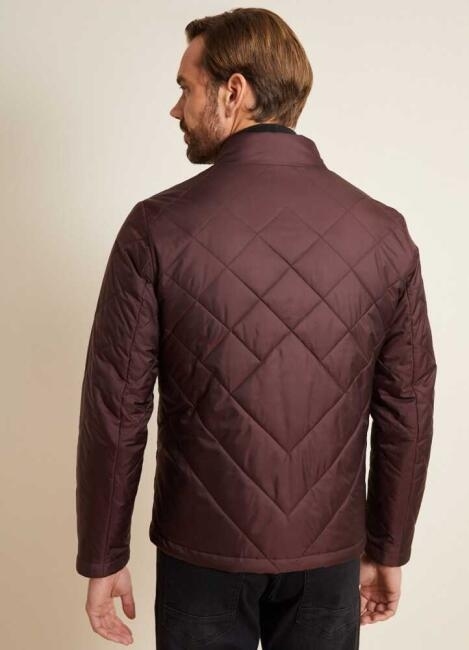 Bisse Erkek Slim Fit Kapitone Mont BORDO. 2