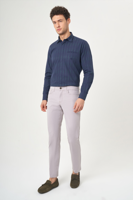 Erkek Taş Rengi 5 Cepli Spor Erkek Pantolon - 4