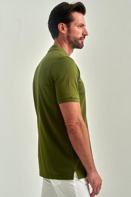 Bisse Men’s V Collar T-Shirt KHAKI. 4 Bisse Men’s V Collar T-Shirt KHAKI. 4