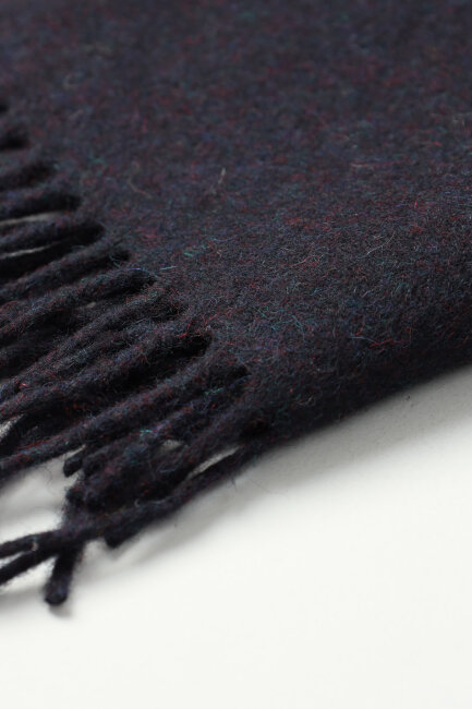 Erkek Yün Kaşkol Lacivert - 3