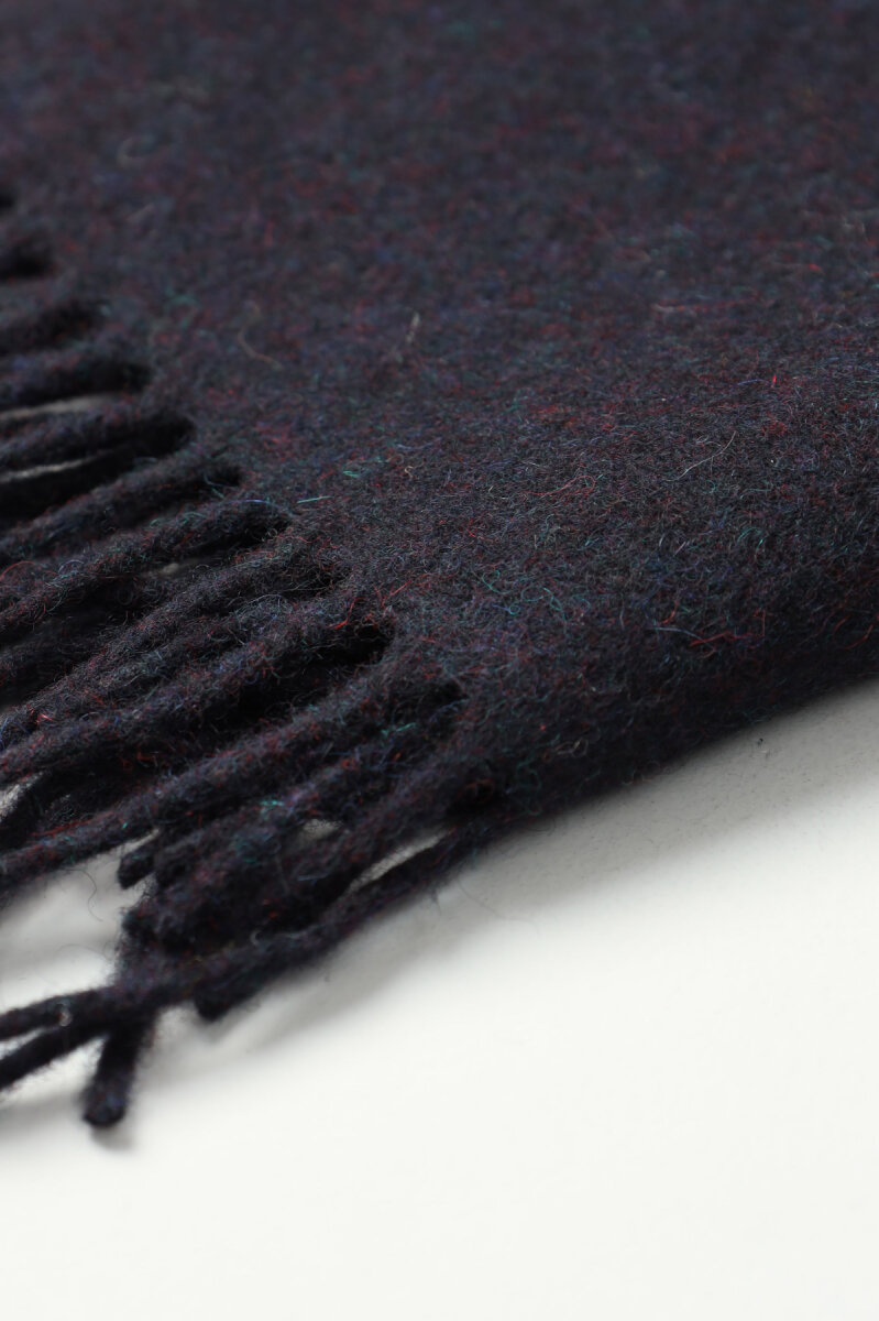 Erkek Yün Kaşkol Lacivert - 3