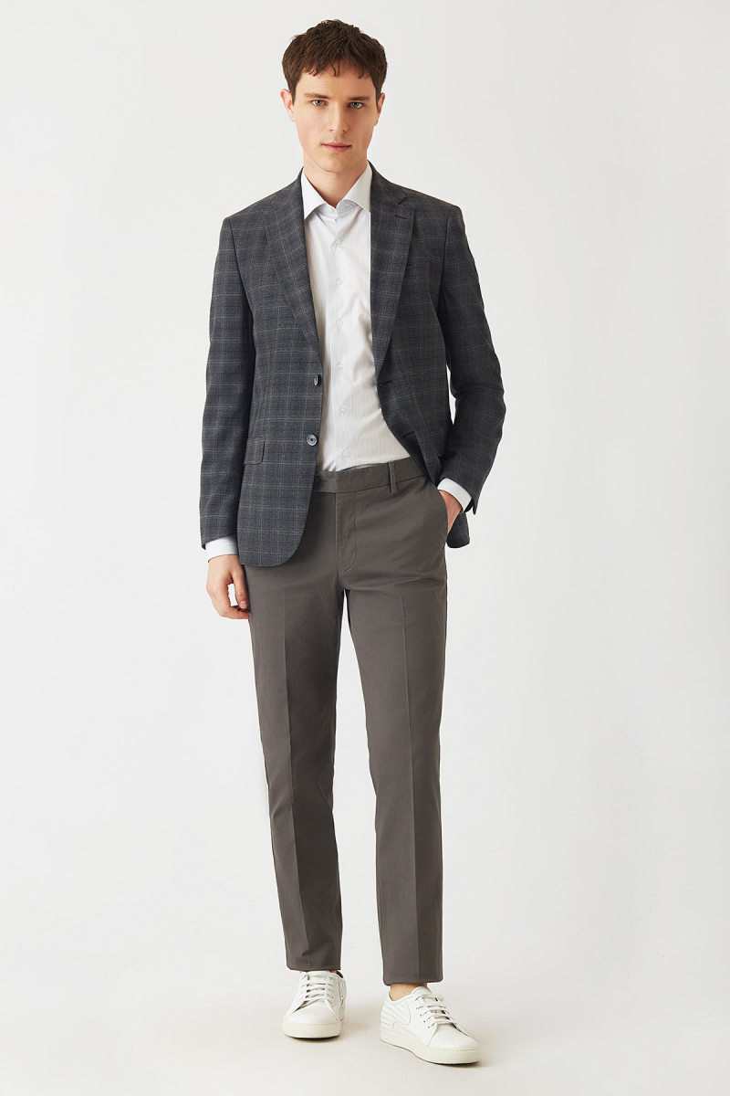 Gri 4 Cepli Spor Erkek Pantolon - 4