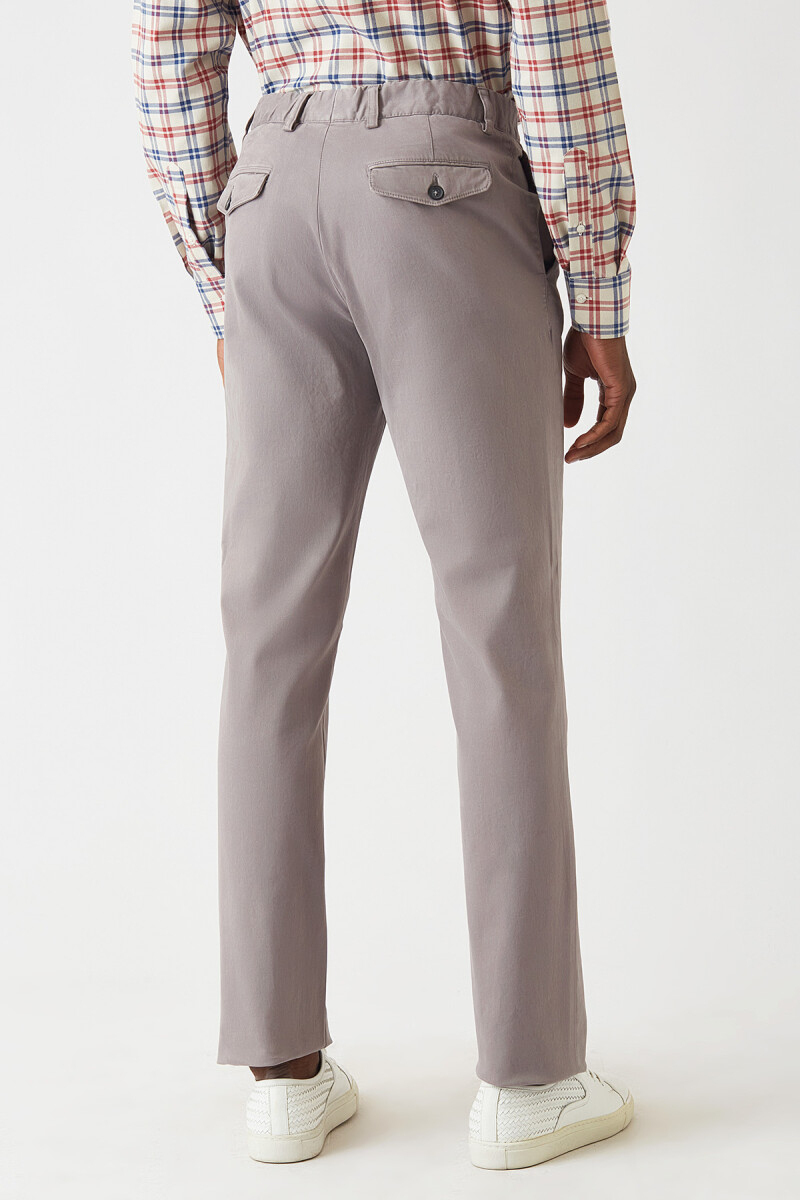 Gri Lastikli 4 Cepli Erkek Pantolon (1)