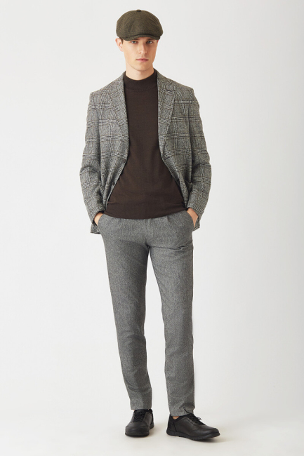 Gri Lastikli 4 Cepli Spor Erkek Pantolon 