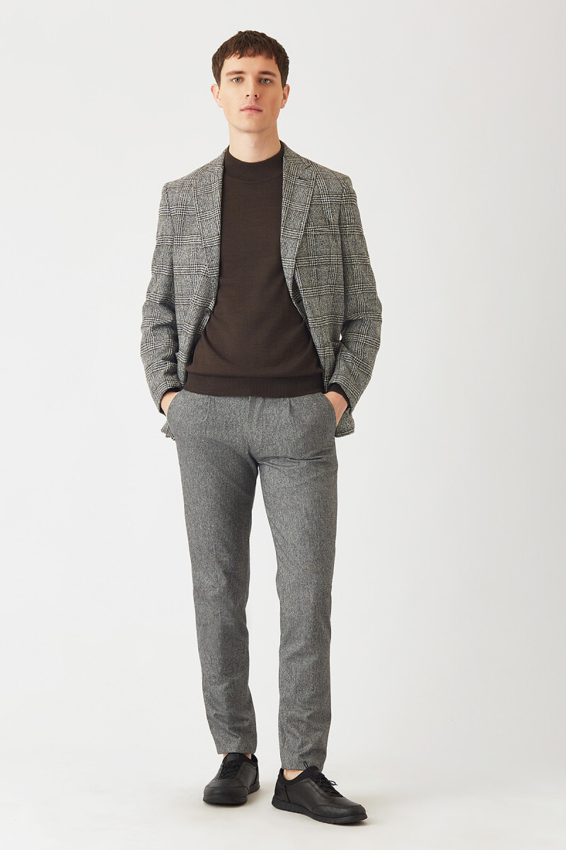 Gri Lastikli 4 Cepli Spor Erkek Pantolon (1)