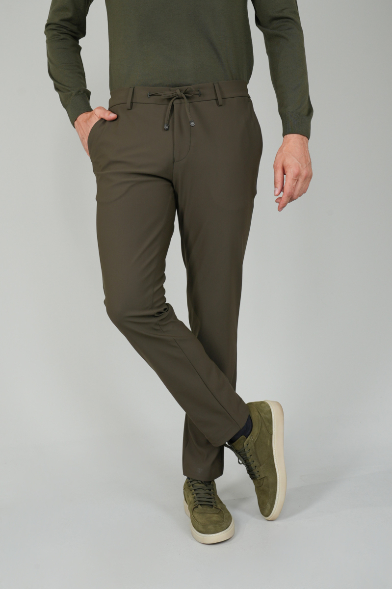 Haki Jagger Lastikli Rahat Erkek Pantolon