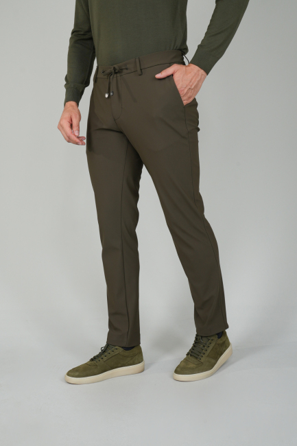 Haki Jagger Lastikli Rahat Erkek Pantolon - 4