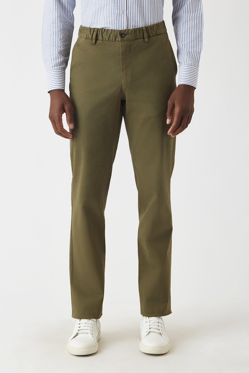 Haki Lastikli 4 Cepli Spor Erkek Pantolon