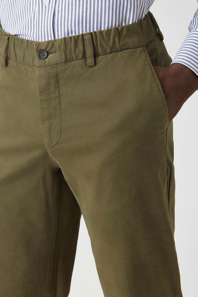 Haki Lastikli 4 Cepli Spor Erkek Pantolon - 3