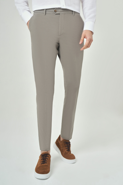 Haki Pamuk 4 Cepli Spor Erkek Pantolon - 1