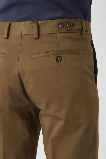 Haki Saten 4 Cepli Spor Erkek Pantolon - 3