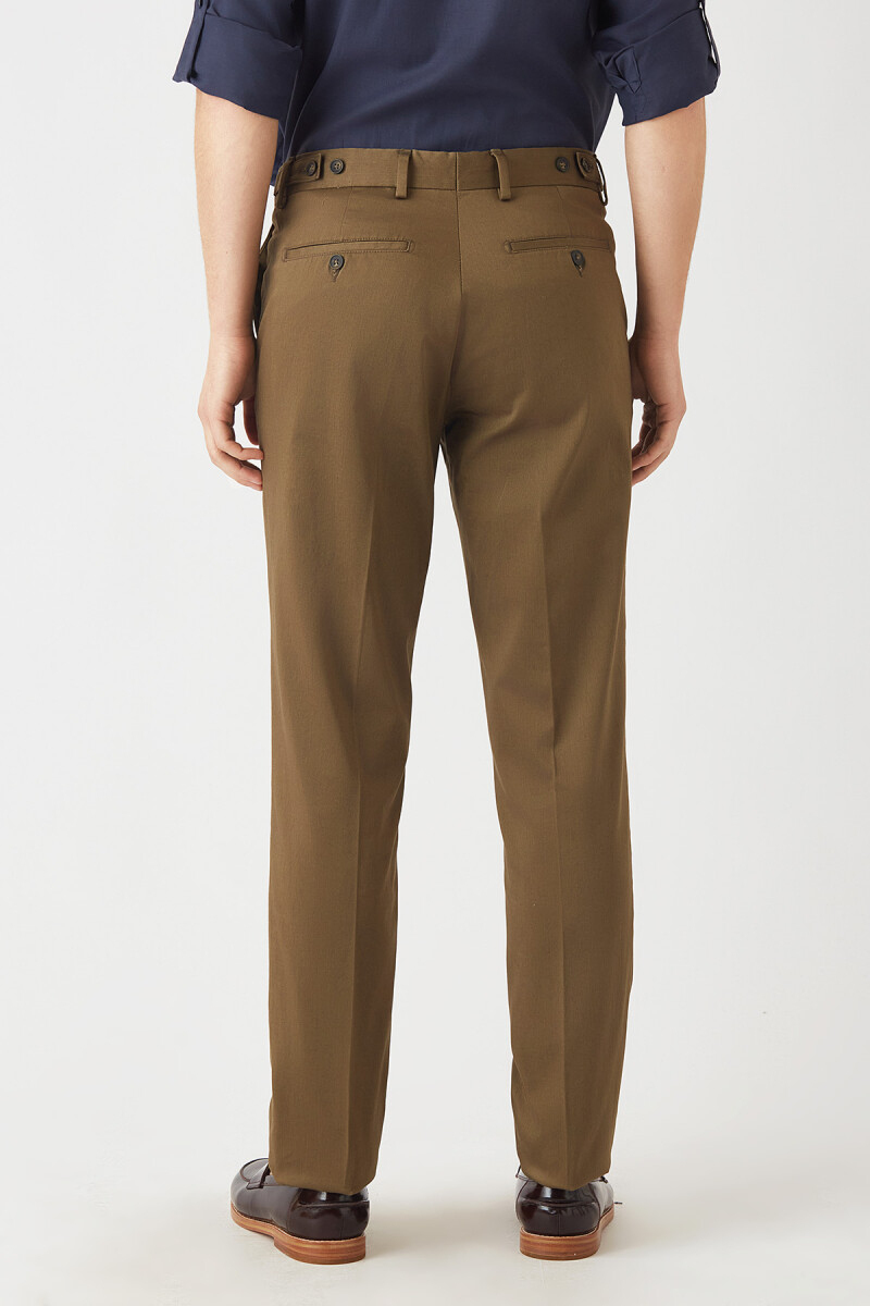 Haki Saten 4 Cepli Spor Erkek Pantolon (1)