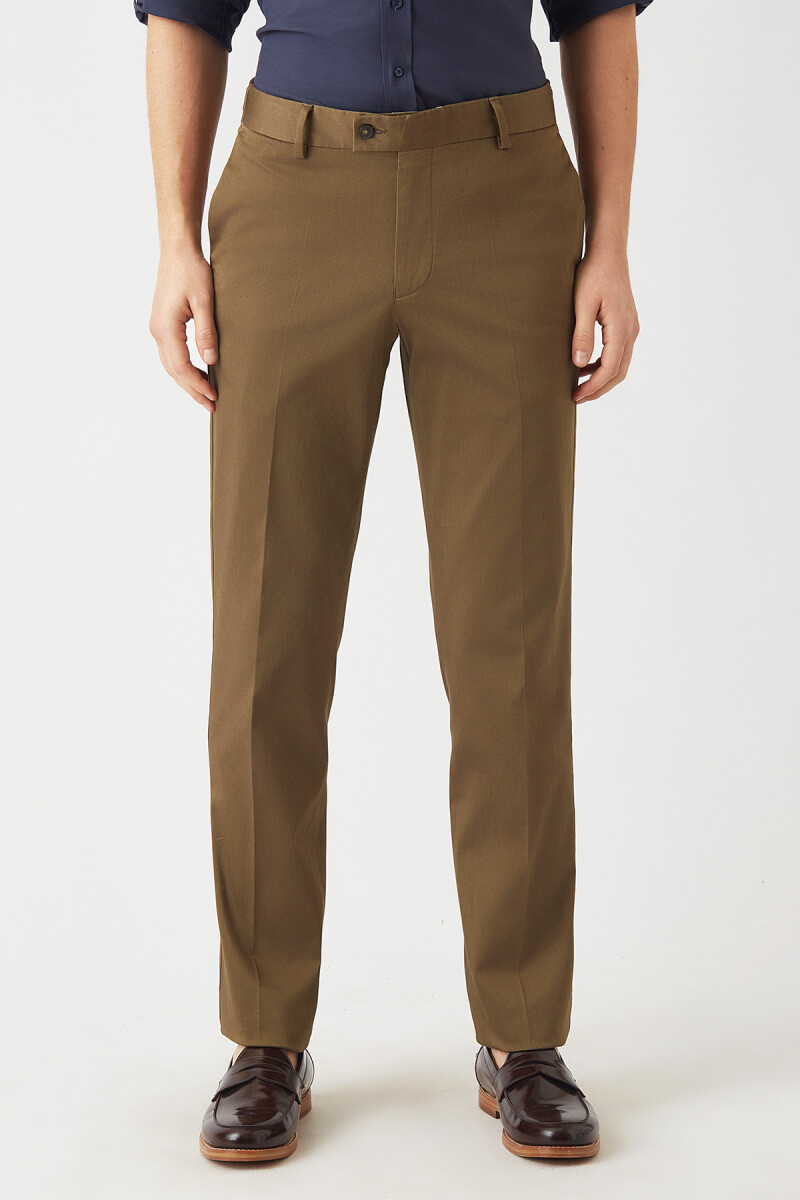 Haki Saten 4 Cepli Spor Erkek Pantolon