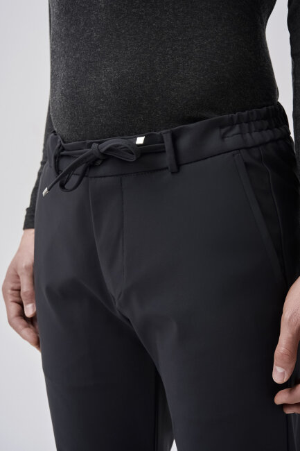 Bisse Studio Erkek Jogger Spor Pantolon Siyah - 4