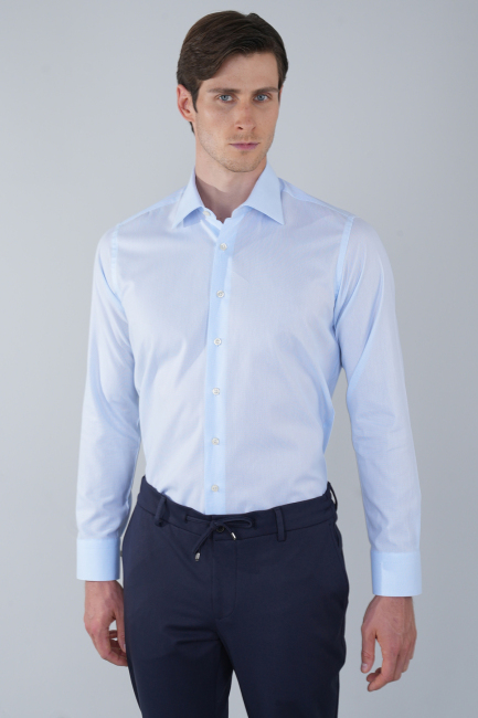 U.KOL PALBDK GÖMLEK Mavi - 1